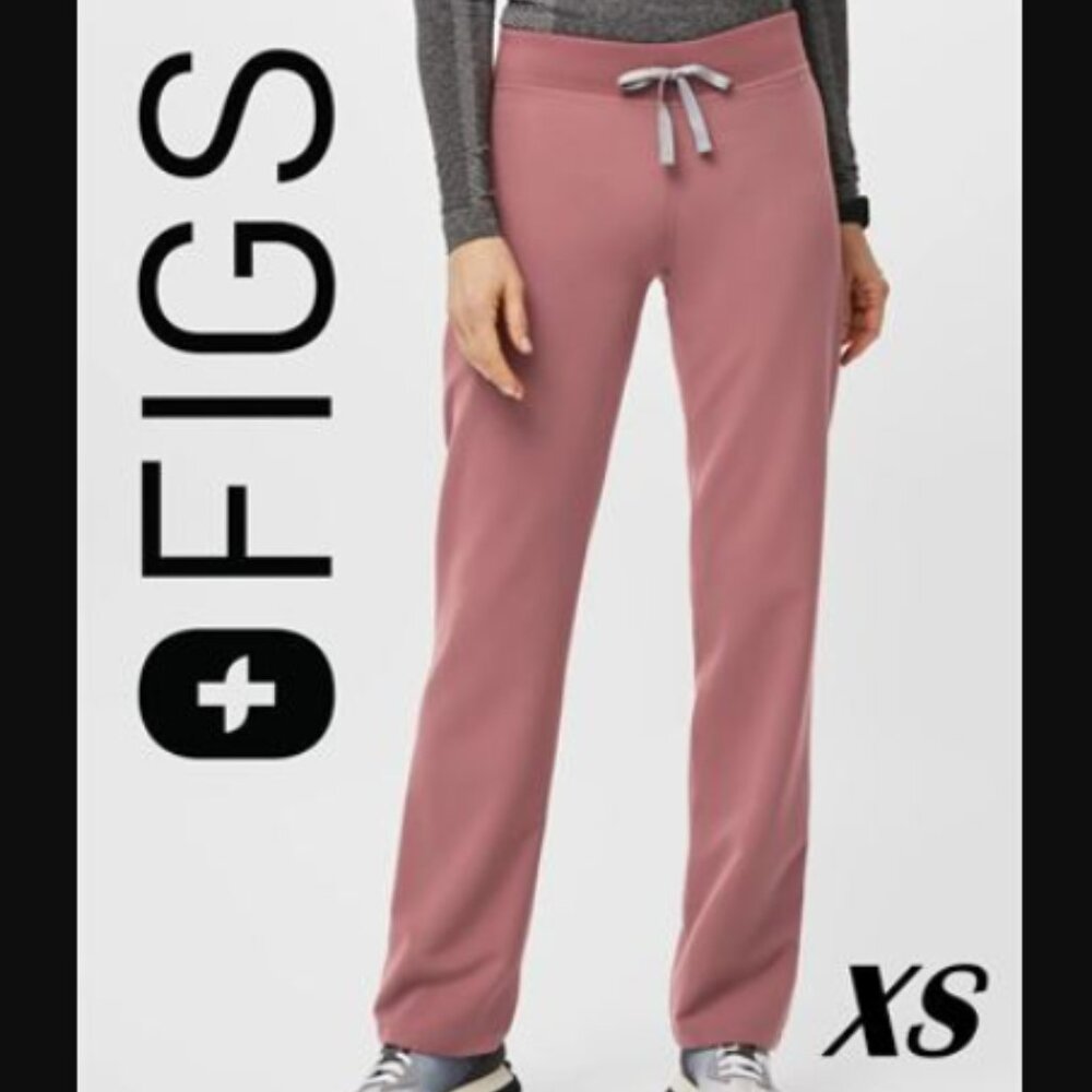 LIVINGSTON BASIC SCRUB PANTS (XS) MAUVE